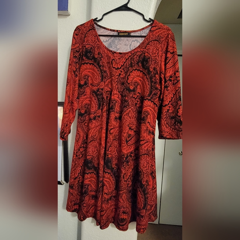 Red blouse